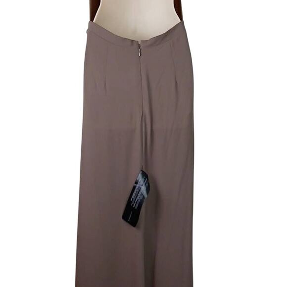 BCBGMaxazria SZ 8 Angeline Halter Evening Formal Dress Spanish Moss NWOT - Picture 6 of 7